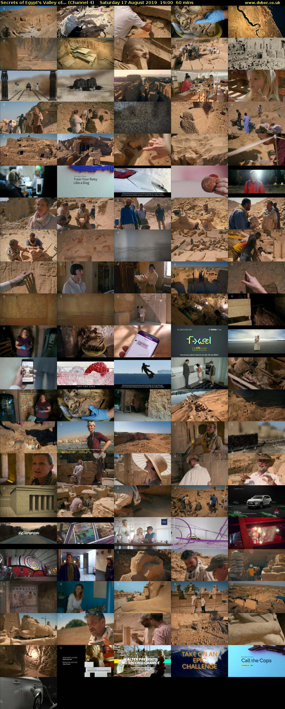 Secrets of Egypt's Valley of... (Channel 4) Saturday 17 August 2019 19:00 - 20:00