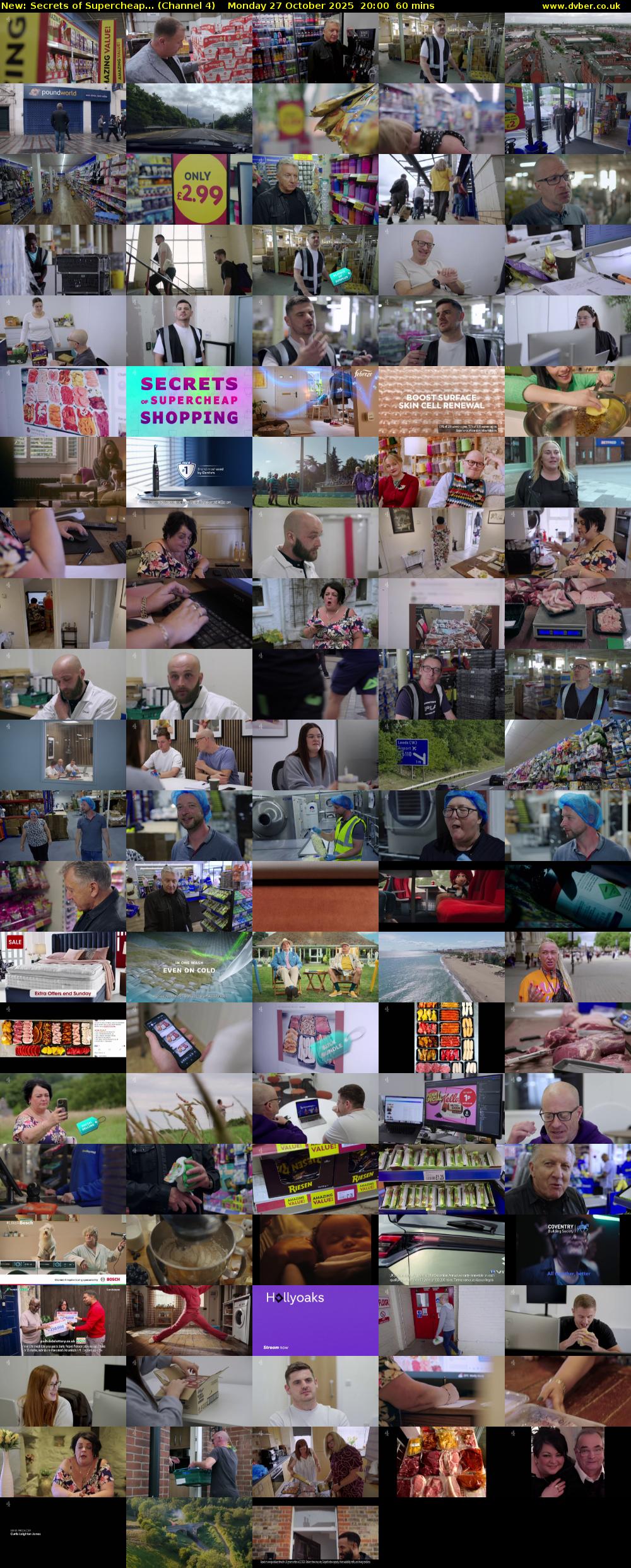Secrets of Supercheap... (Channel 4) Monday 27 October 2025 20:00 - 21:00