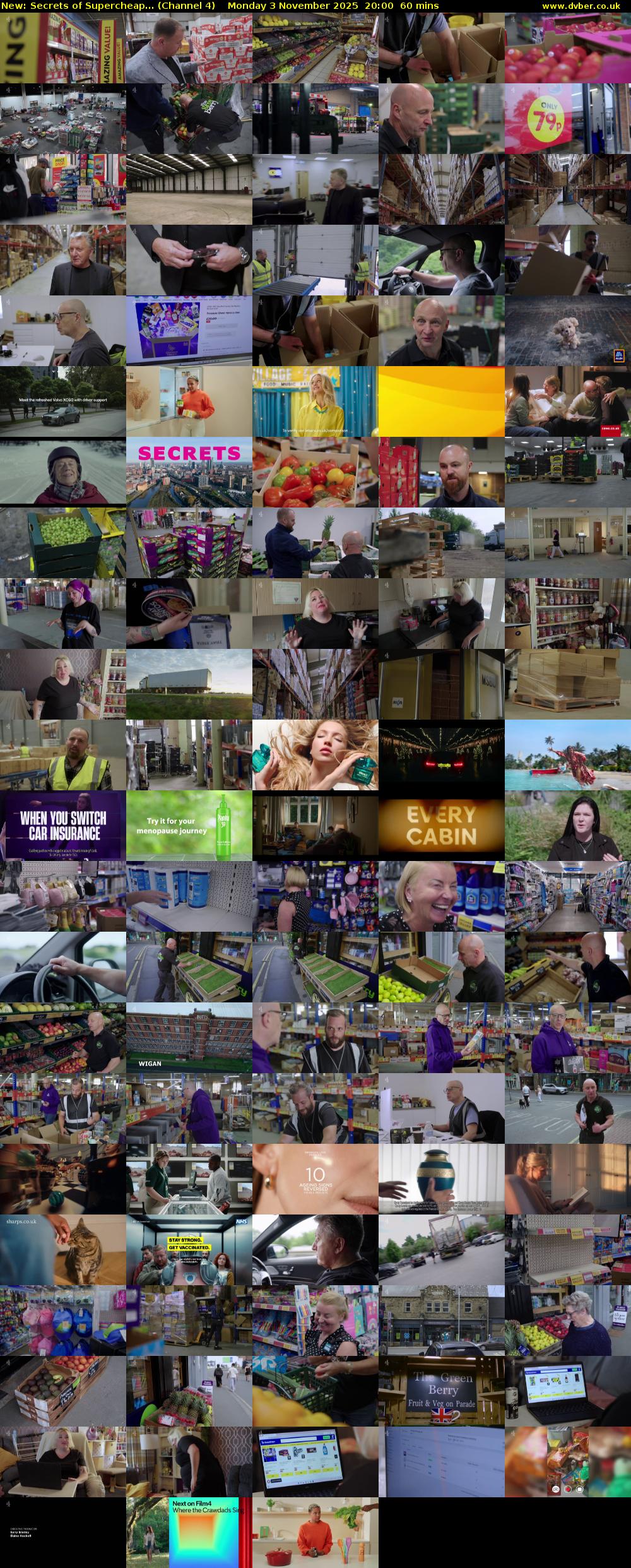 Secrets of Supercheap... (Channel 4) Monday 3 November 2025 20:00 - 21:00