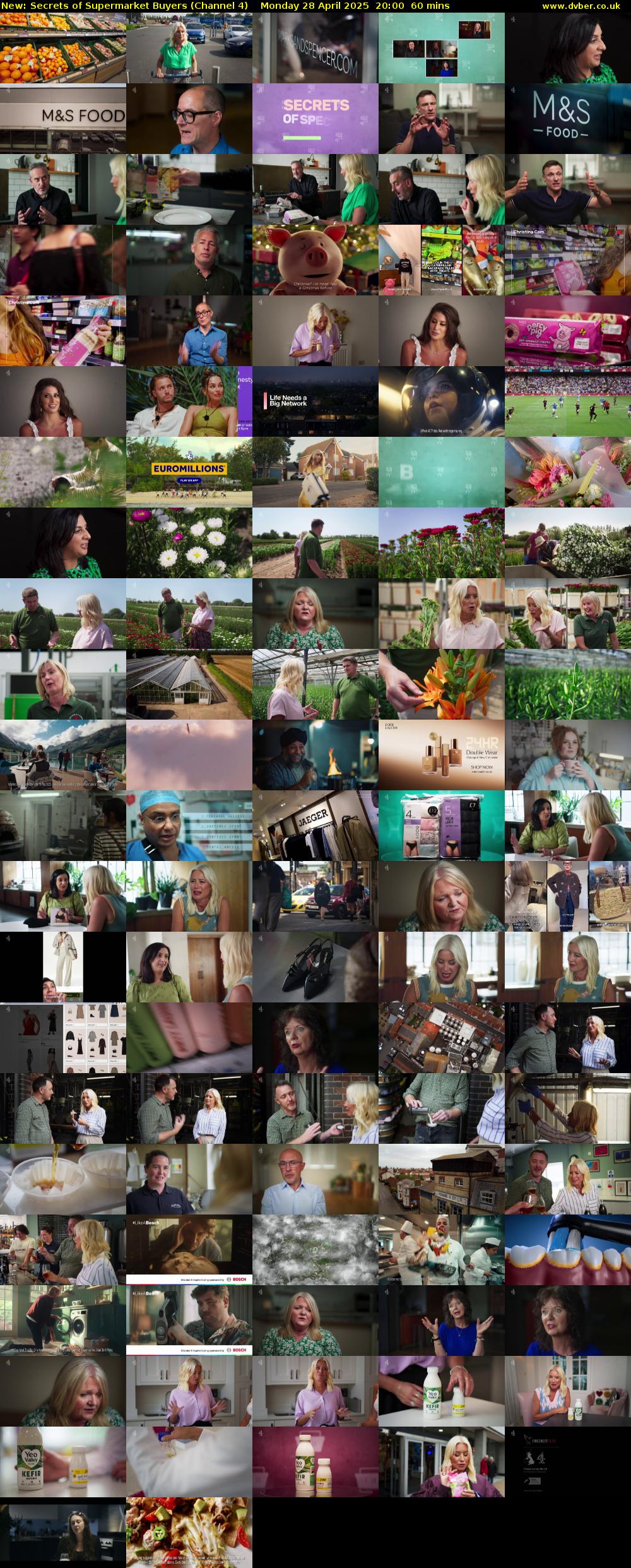 Secrets of Supermarket Buyers (Channel 4) Monday 28 April 2025 20:00 - 21:00