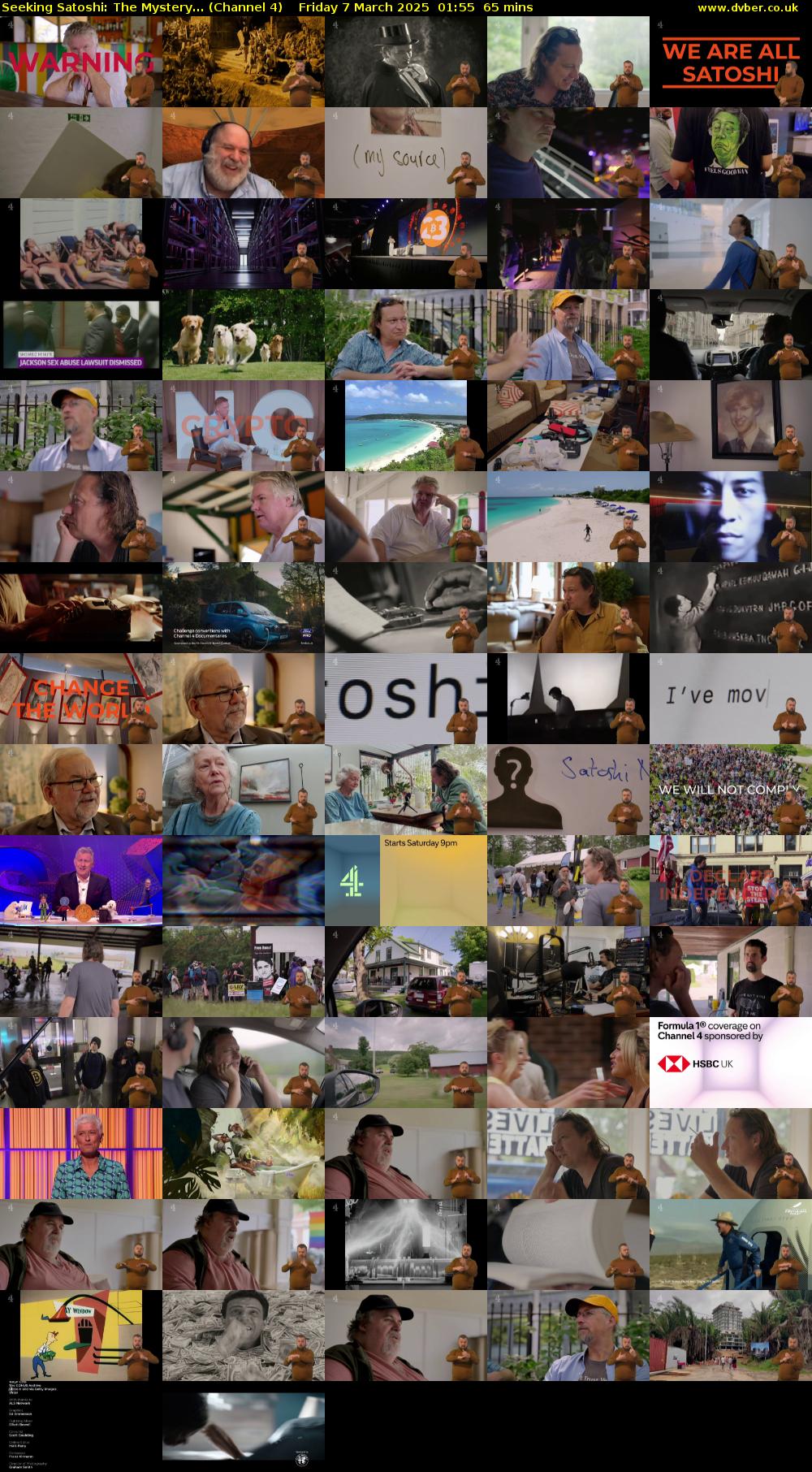Seeking Satoshi: The Mystery... (Channel 4) Friday 7 March 2025 01:55 - 03:00