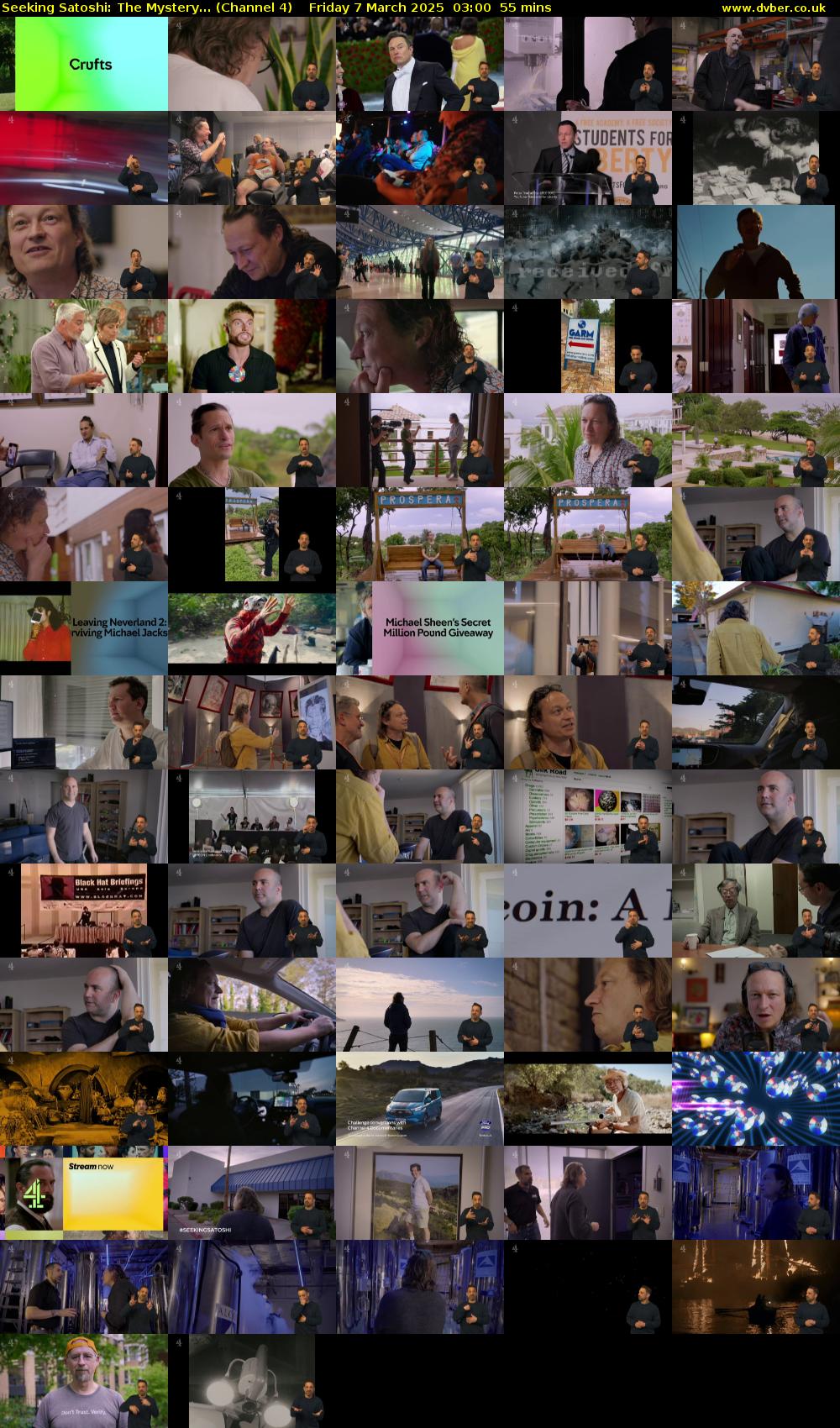 Seeking Satoshi: The Mystery... (Channel 4) Friday 7 March 2025 03:00 - 03:55