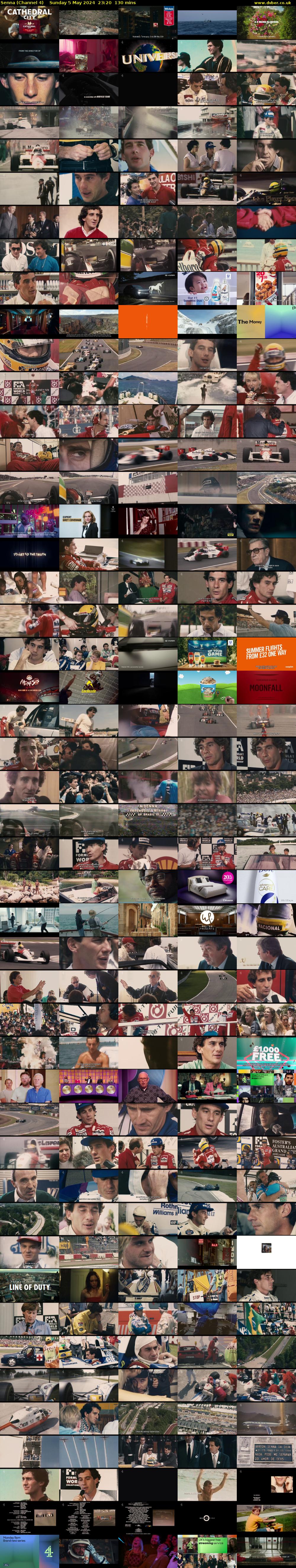 Senna (Channel 4) Sunday 5 May 2024 23:20 - 01:30