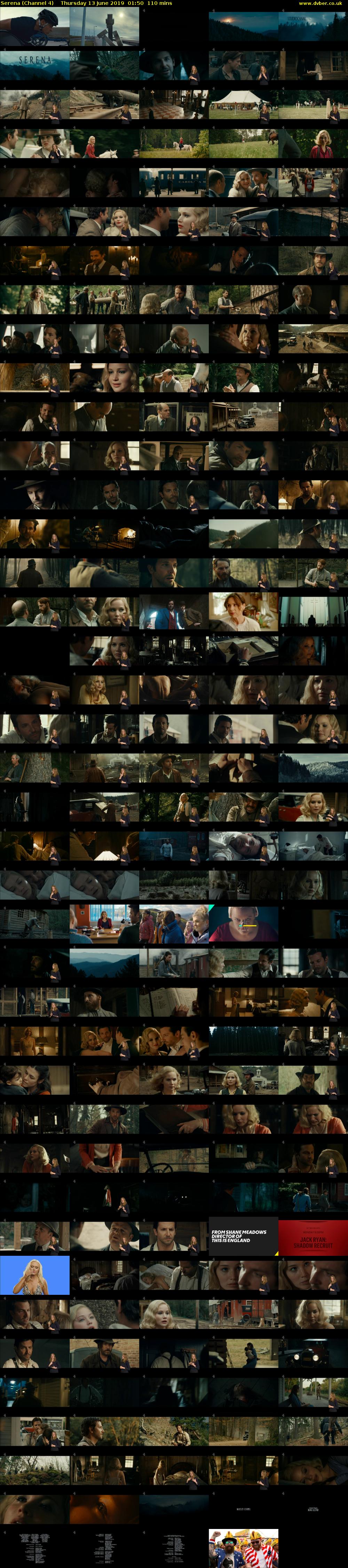 Serena (Channel 4) Thursday 13 June 2019 01:50 - 03:40