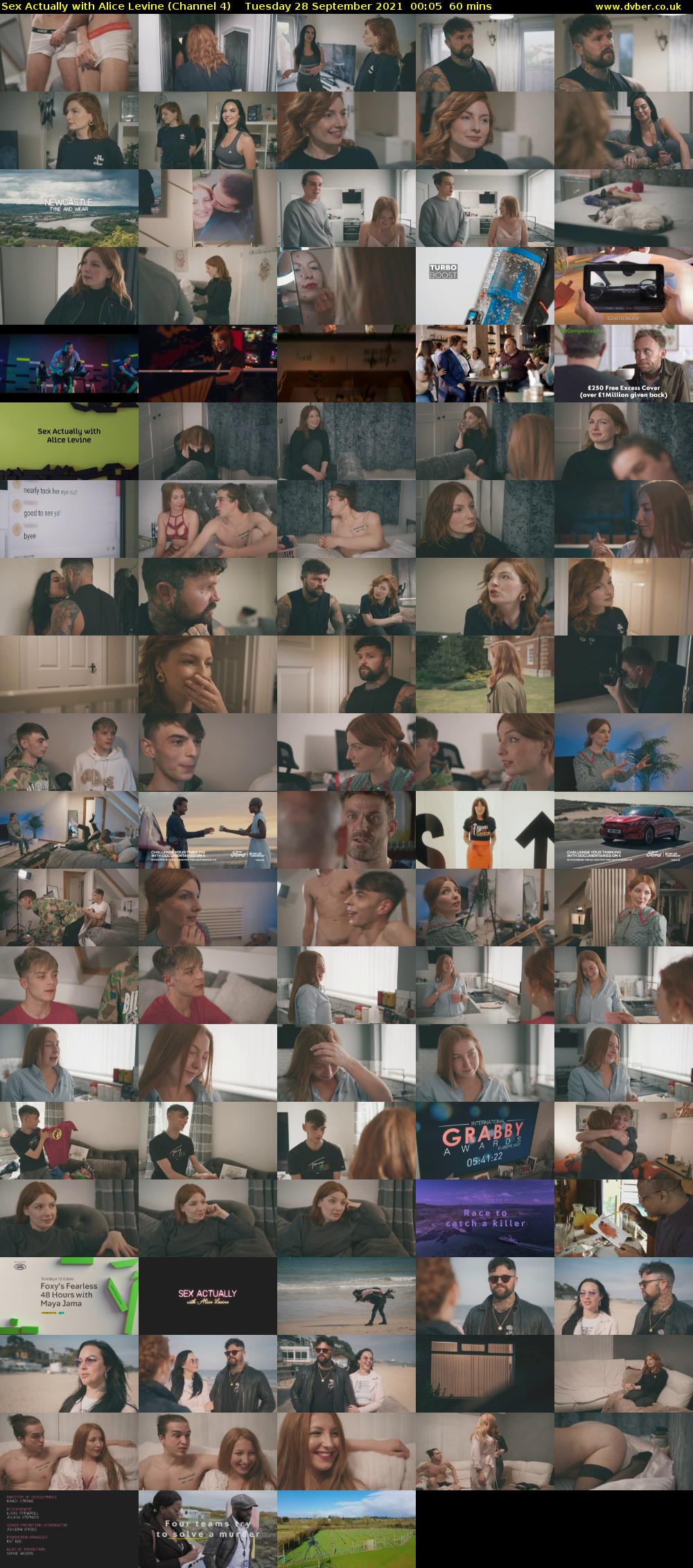 Sex Actually with Alice Levine (Channel 4) Tuesday 28 September 2021 00:05 - 01:05