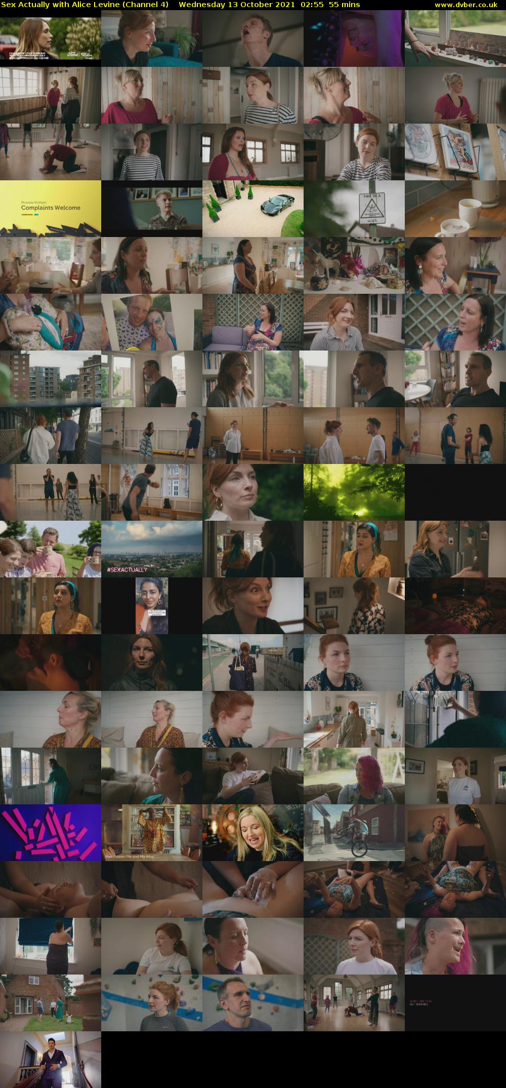 Sex Actually with Alice Levine (Channel 4) Wednesday 13 October 2021 02:55 - 03:50