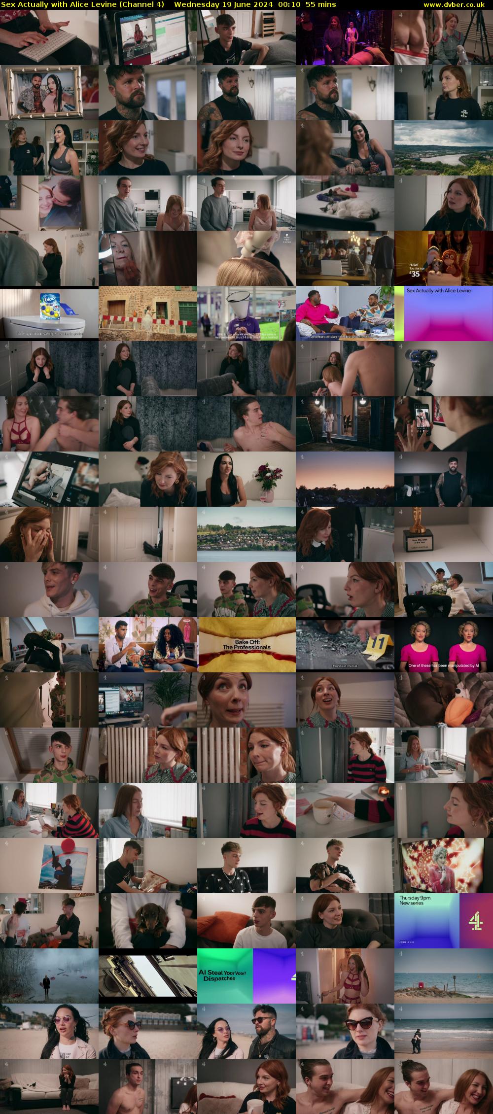 Sex Actually with Alice Levine (Channel 4) Wednesday 19 June 2024 00:10 - 01:05