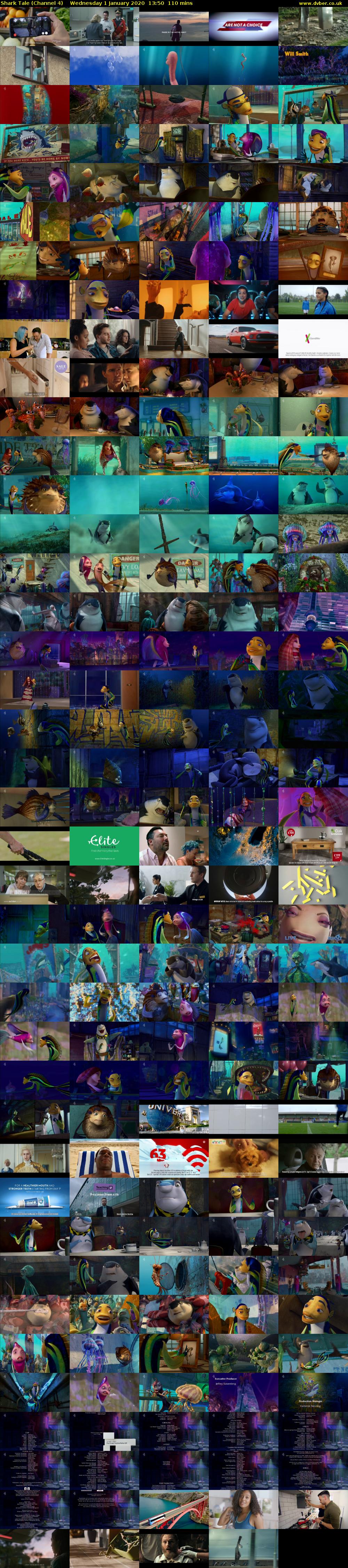Shark Tale (Channel 4) Wednesday 1 January 2020 13:50 - 15:40