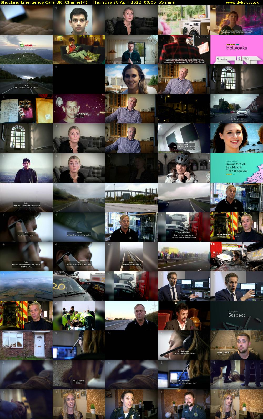 Shocking Emergency Calls UK (Channel 4) Thursday 28 April 2022 00:05 - 01:00