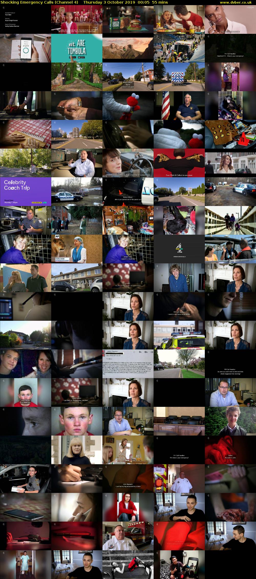 Shocking Emergency Calls (Channel 4) Thursday 3 October 2019 00:05 - 01:00