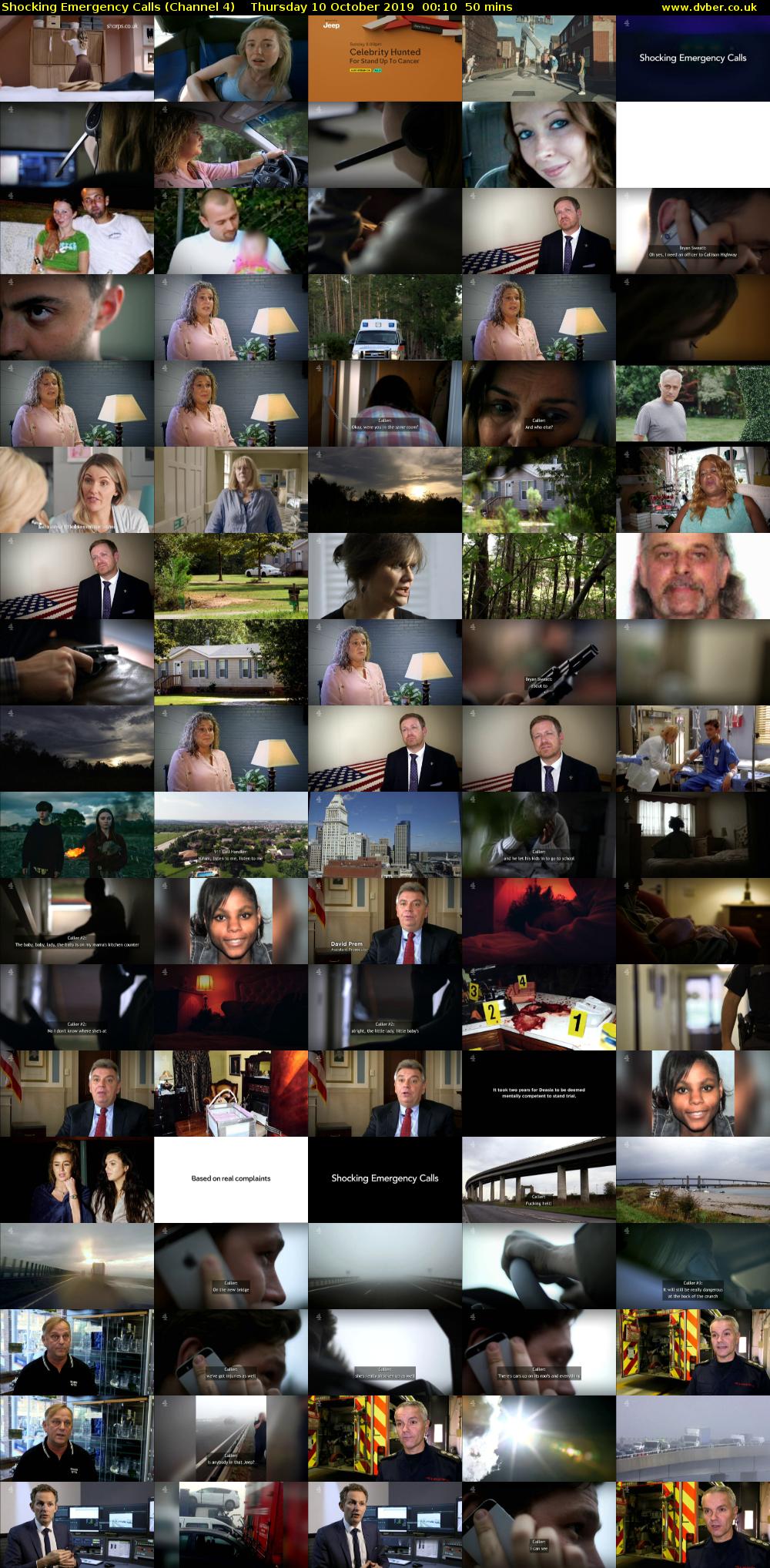 Shocking Emergency Calls (Channel 4) Thursday 10 October 2019 00:10 - 01:00