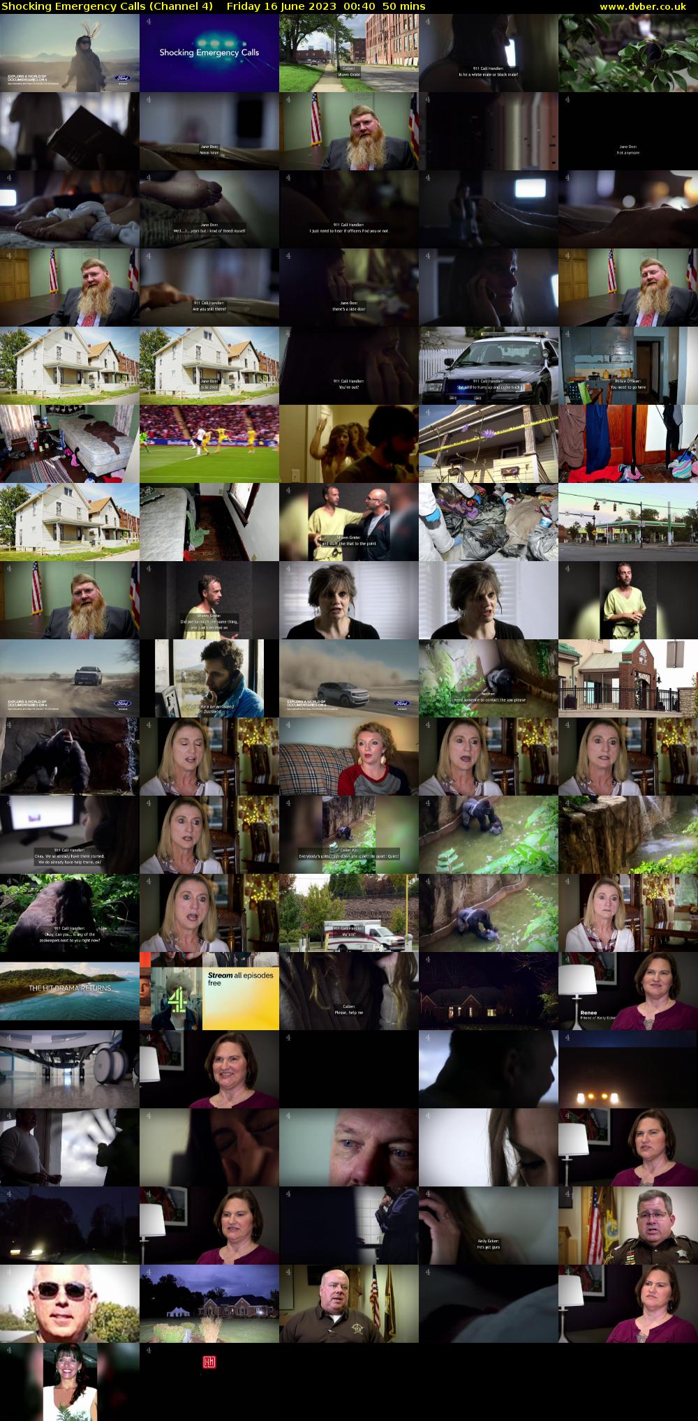Shocking Emergency Calls (Channel 4) Friday 16 June 2023 00:40 - 01:30