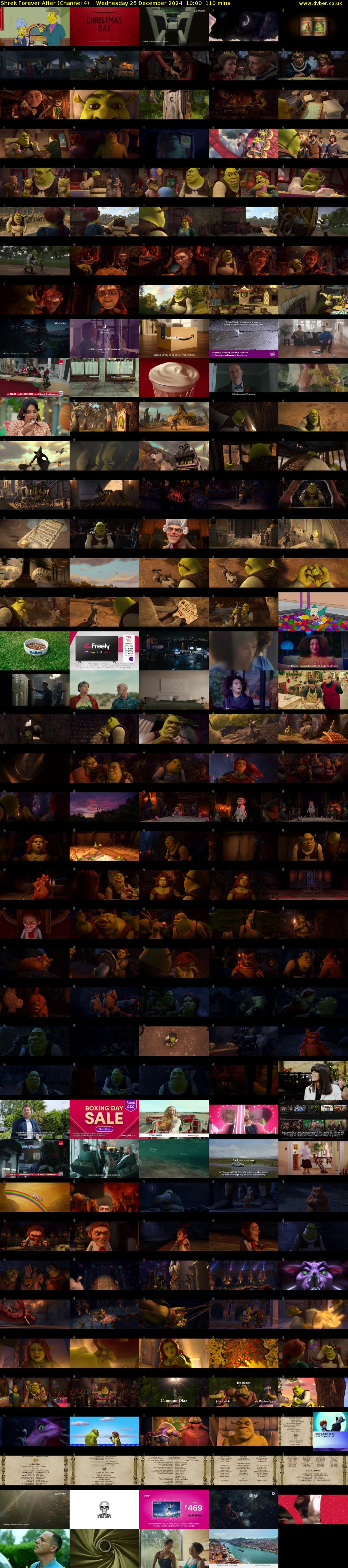 Shrek Forever After (Channel 4) Wednesday 25 December 2024 10:00 - 11:50