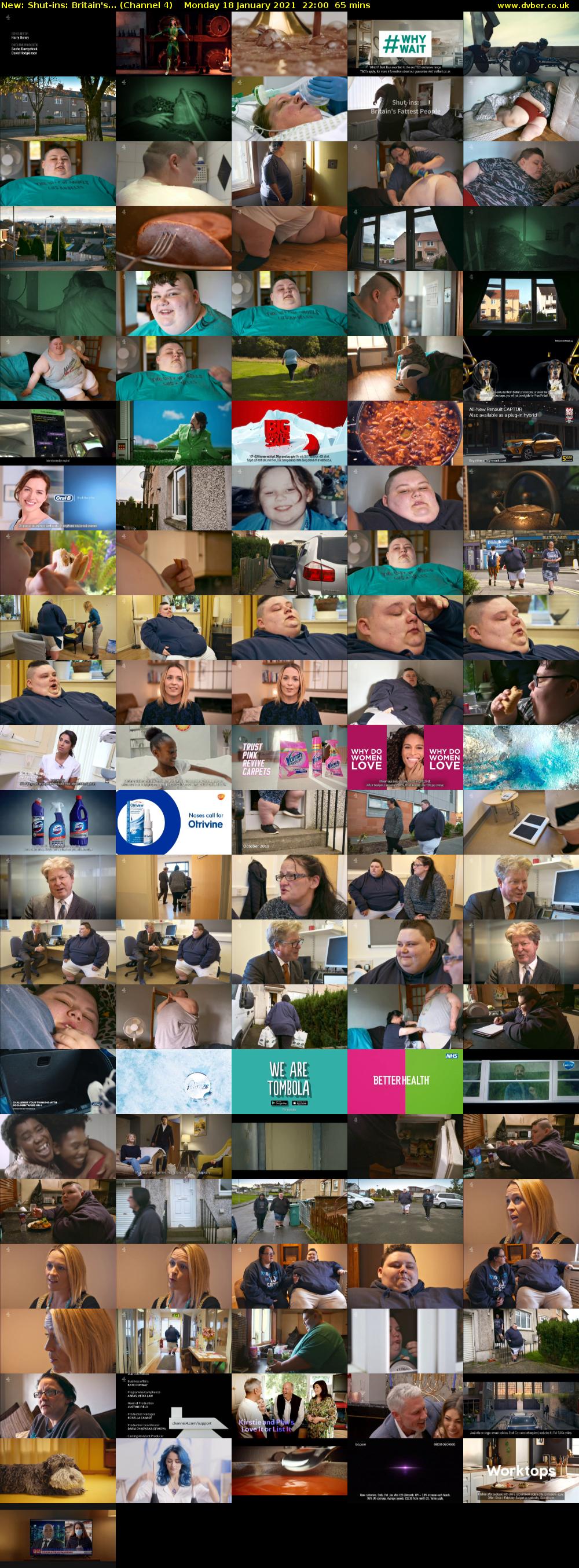Shut-ins: Britain's... (Channel 4) Monday 18 January 2021 22:00 - 23:05