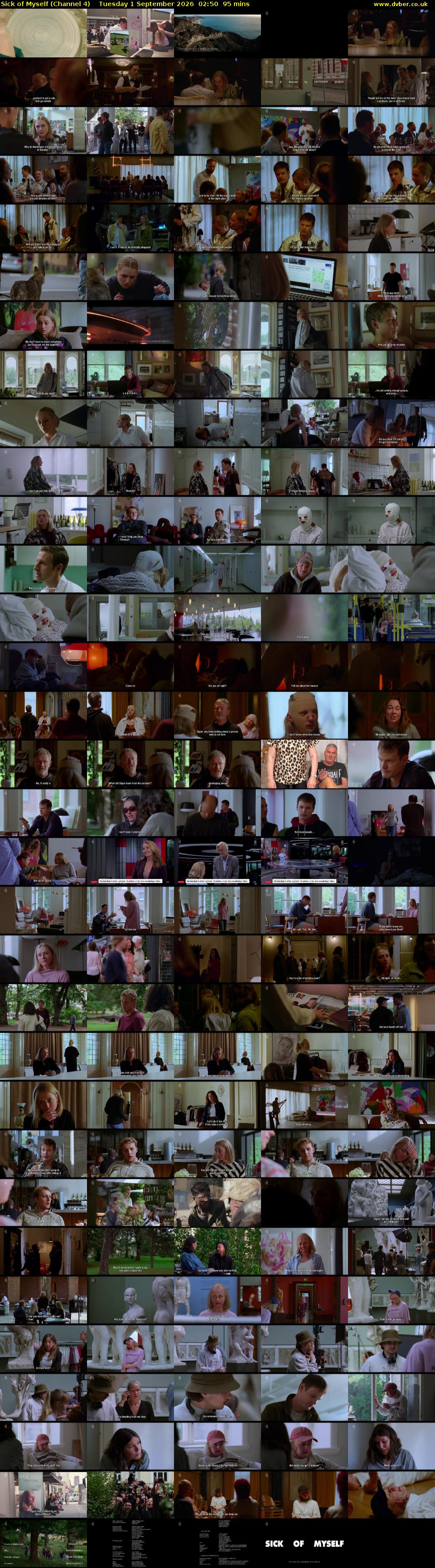 Sick of Myself (Channel 4) Tuesday 1 September 2026 02:50 - 04:25