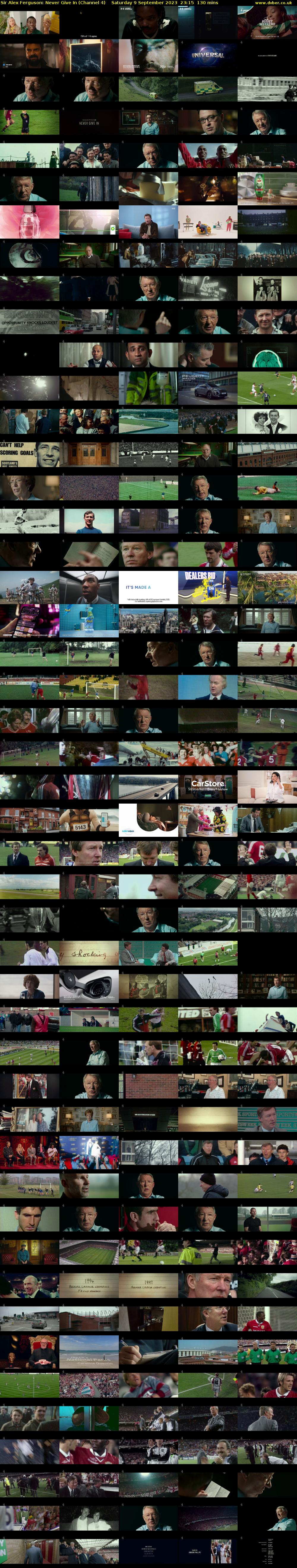 Sir Alex Ferguson: Never Give In (Channel 4) Saturday 9 September 2023 23:15 - 01:25