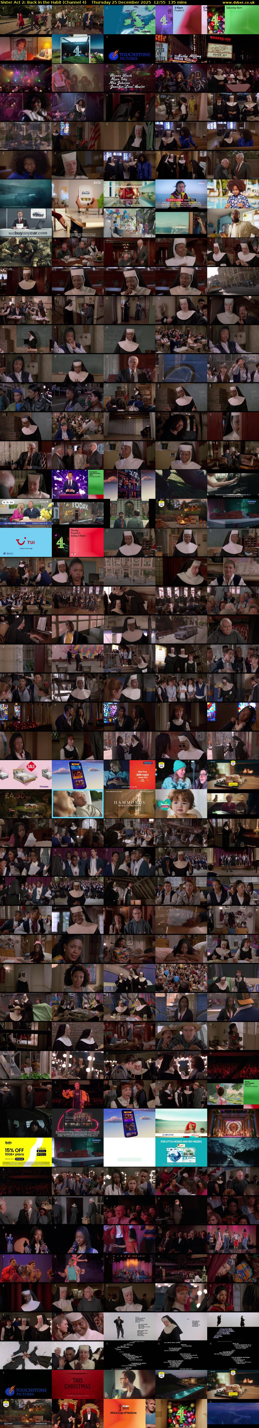 Sister Act 2: Back in the Habit (Channel 4) Thursday 25 December 2025 12:55 - 15:10