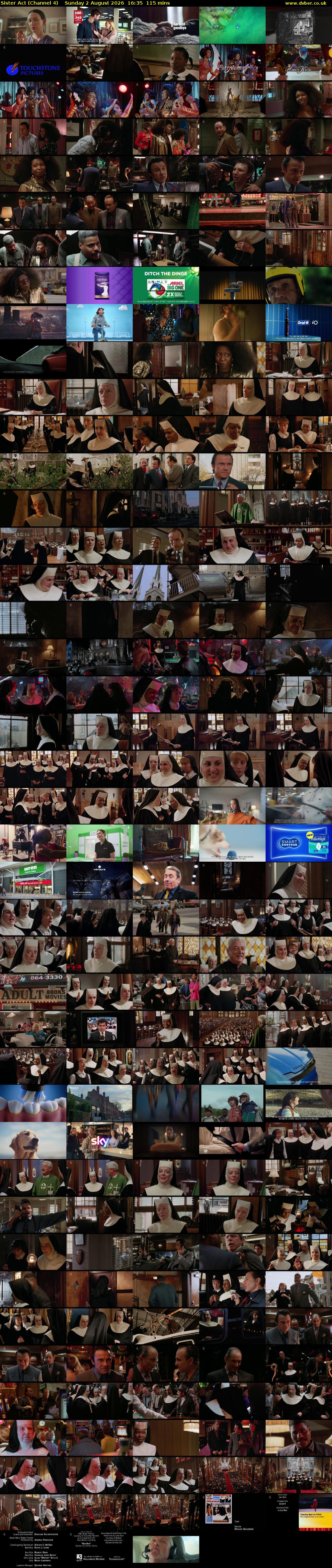 Sister Act (Channel 4) Sunday 2 August 2026 16:35 - 18:30