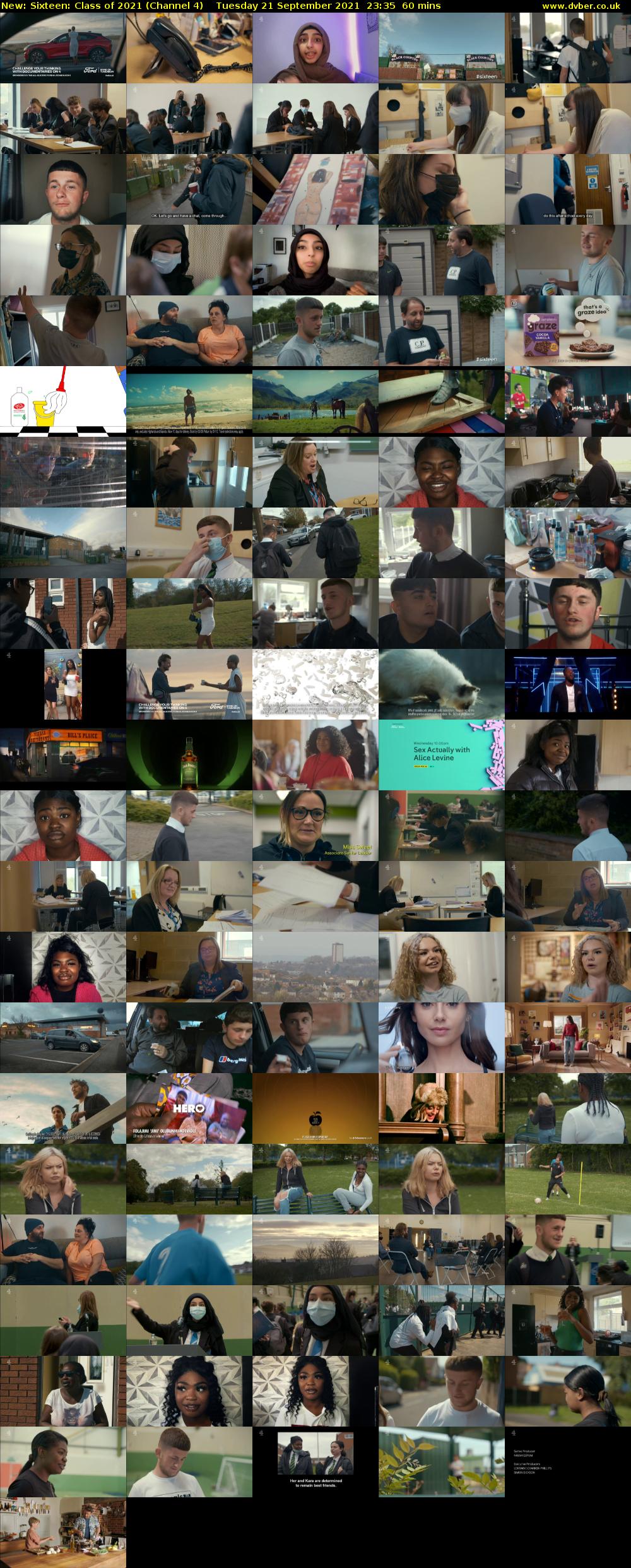 Sixteen: Class of 2021 (Channel 4) Tuesday 21 September 2021 23:35 - 00:35