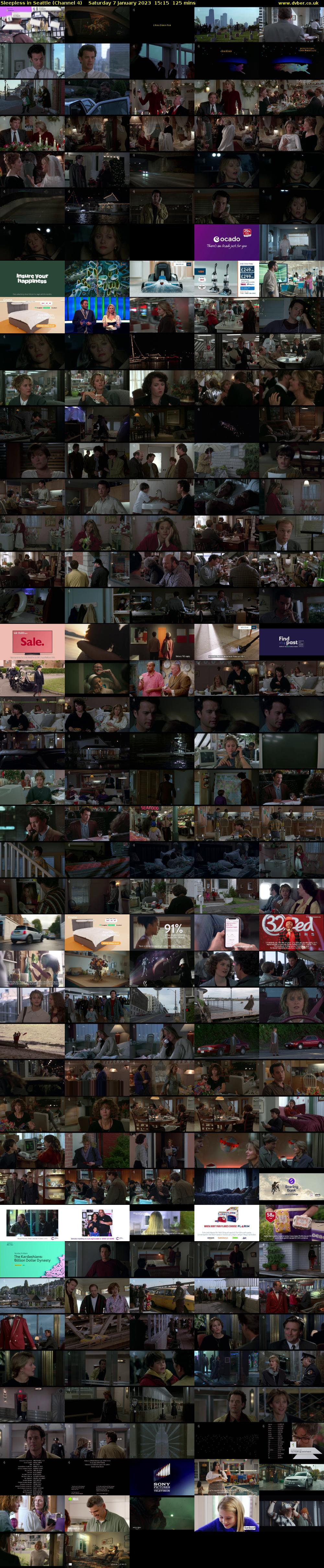 Sleepless in Seattle (Channel 4) Saturday 7 January 2023 15:15 - 17:20