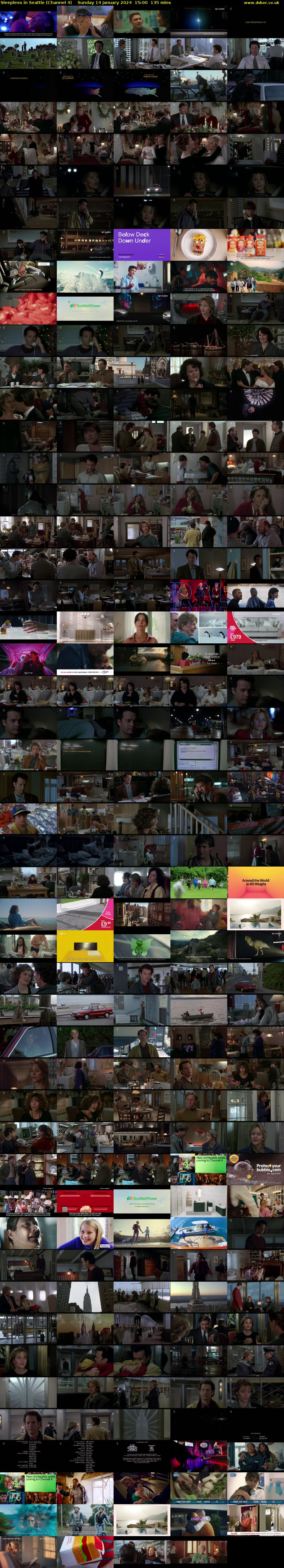 Sleepless in Seattle (Channel 4) Sunday 14 January 2024 15:00 - 17:15