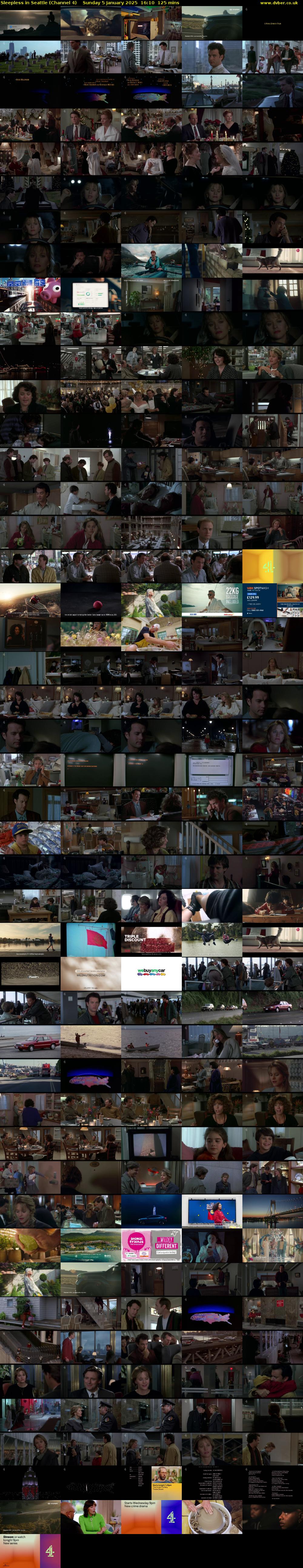 Sleepless in Seattle (Channel 4) Sunday 5 January 2025 16:10 - 18:15
