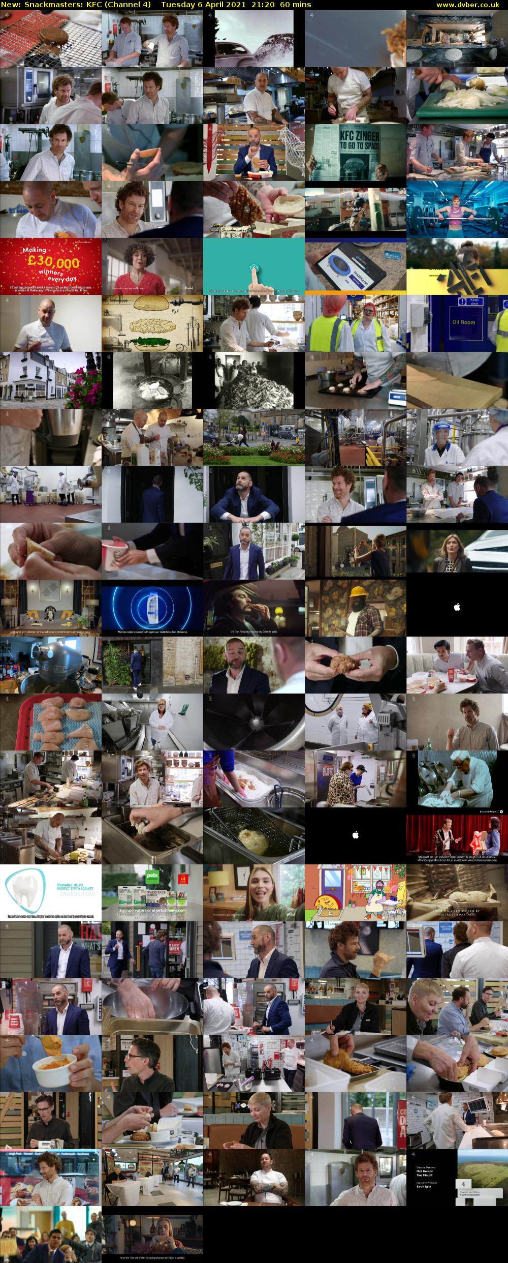 Snackmasters: KFC (Channel 4) Tuesday 6 April 2021 21:20 - 22:20