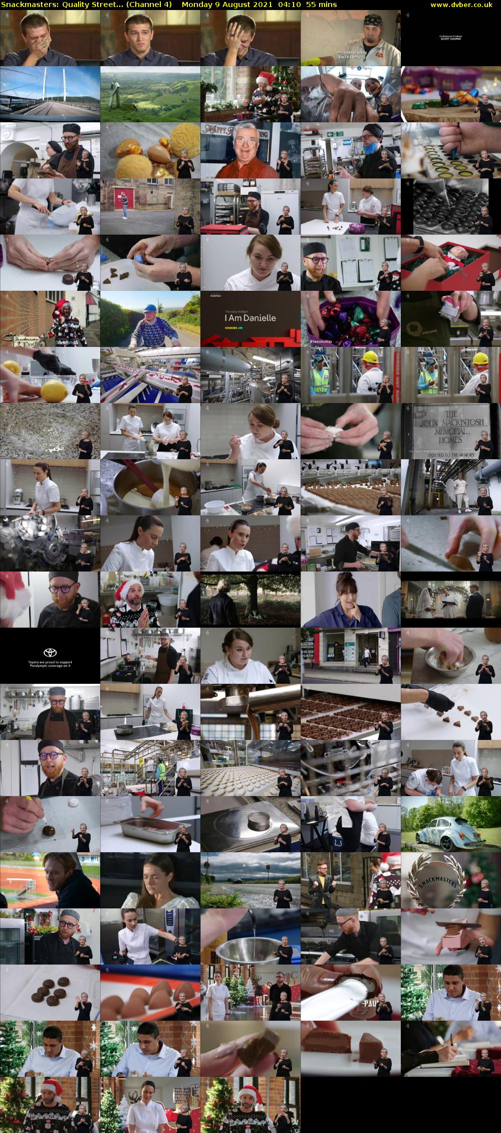 Snackmasters: Quality Street... (Channel 4) Monday 9 August 2021 04:10 - 05:05