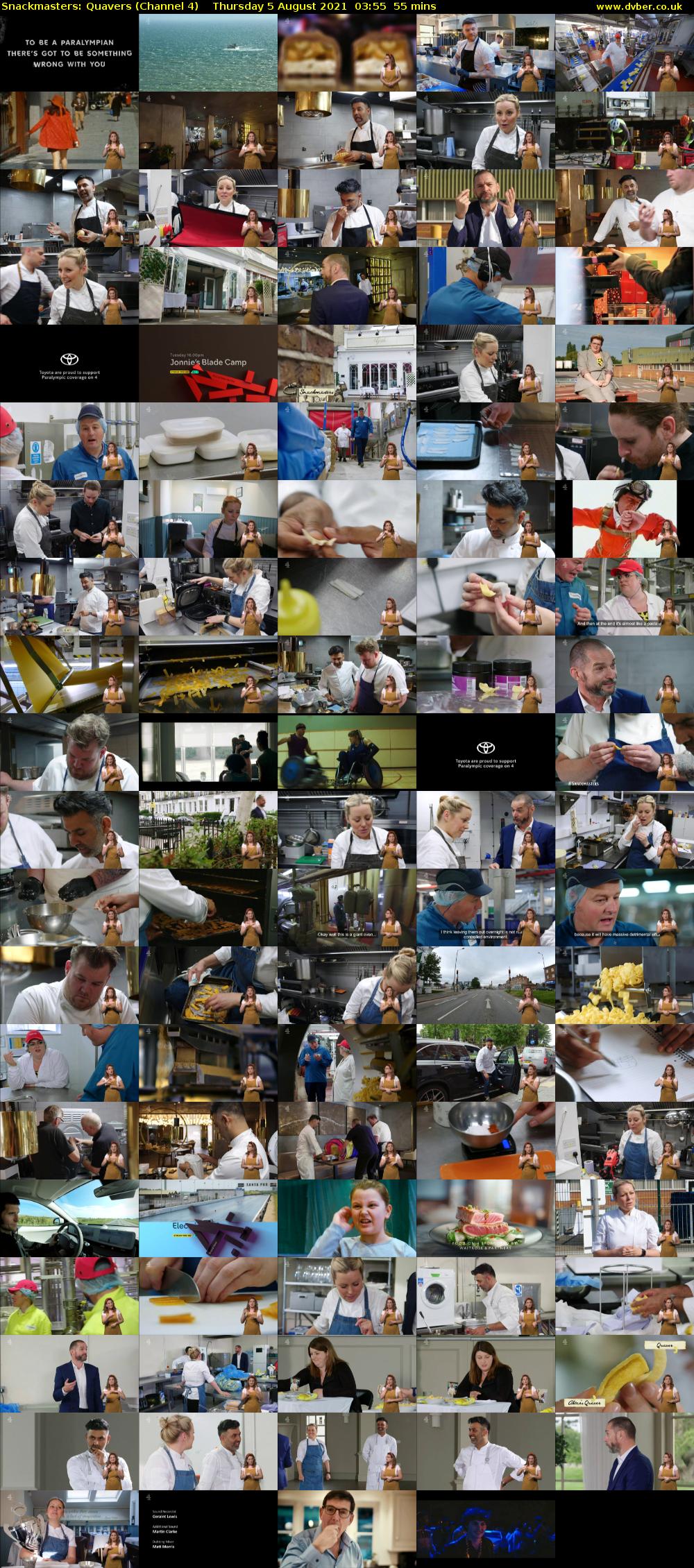 Snackmasters: Quavers (Channel 4) Thursday 5 August 2021 03:55 - 04:50