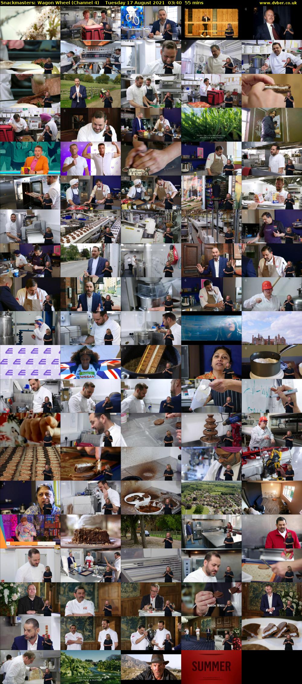 Snackmasters: Wagon Wheel (Channel 4) Tuesday 17 August 2021 03:40 - 04:35