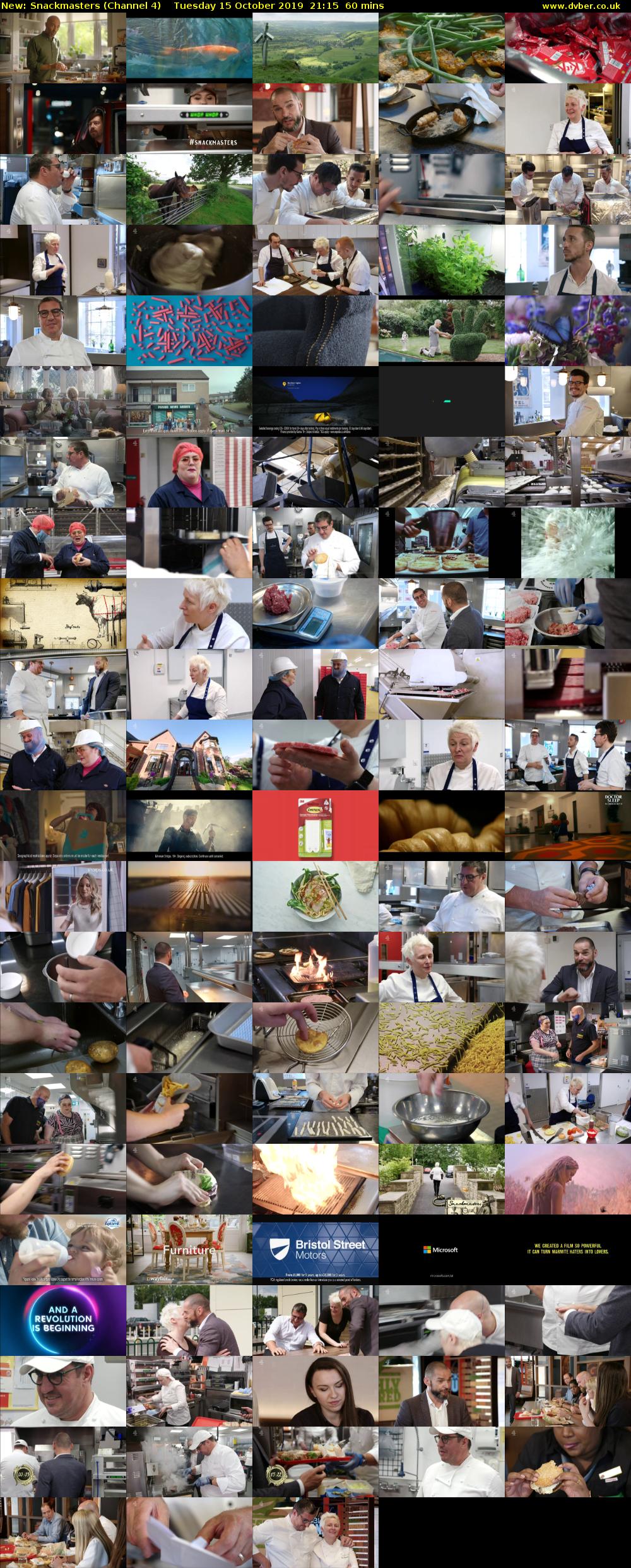 Snackmasters (Channel 4) Tuesday 15 October 2019 21:15 - 22:15