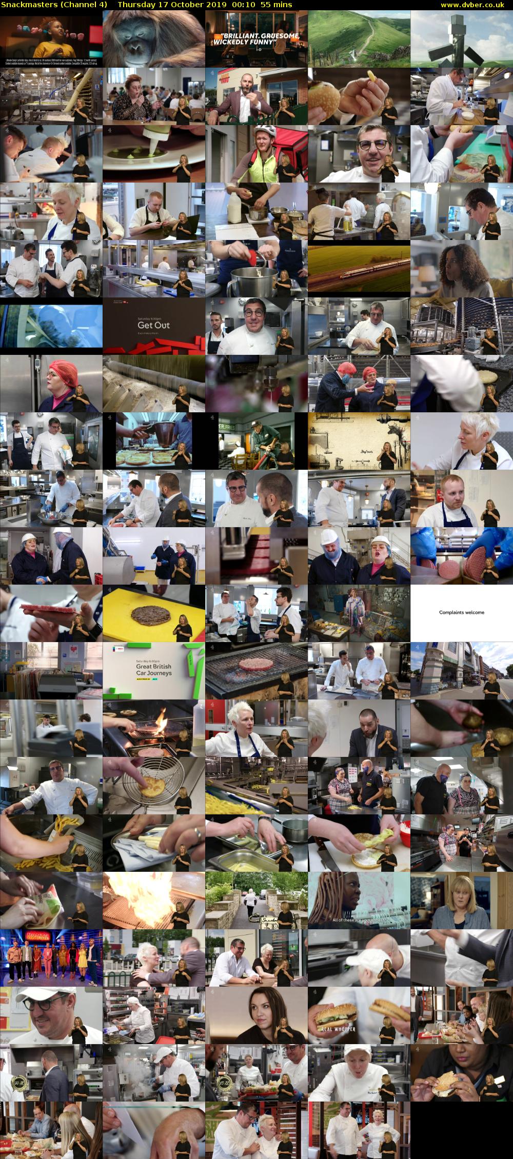 Snackmasters (Channel 4) Thursday 17 October 2019 00:10 - 01:05
