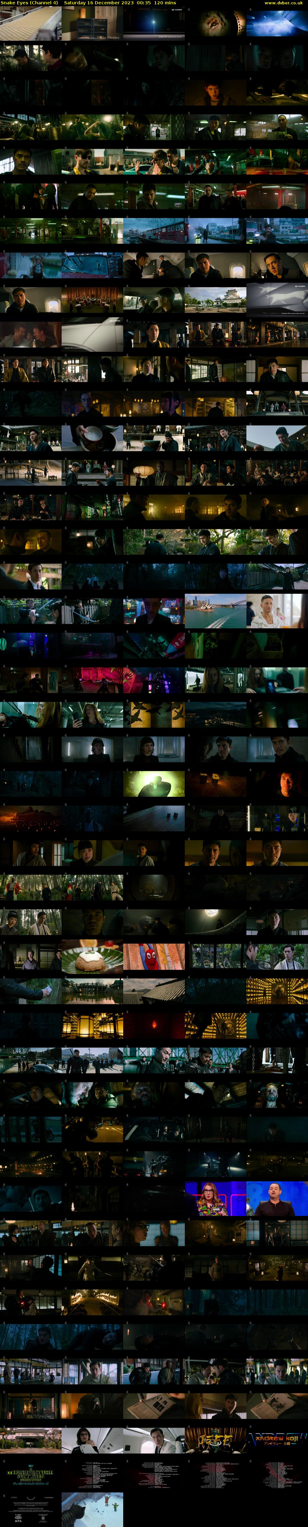 Snake Eyes (Channel 4) Saturday 16 December 2023 00:35 - 02:35