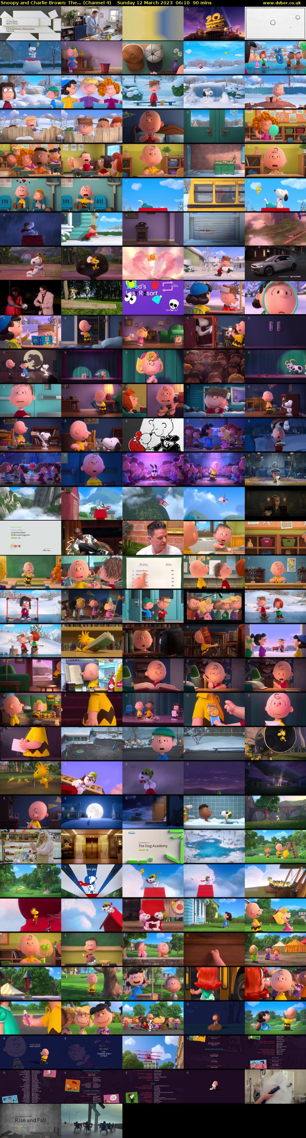 Snoopy and Charlie Brown: The... (Channel 4) Sunday 12 March 2023 06:10 - 07:40