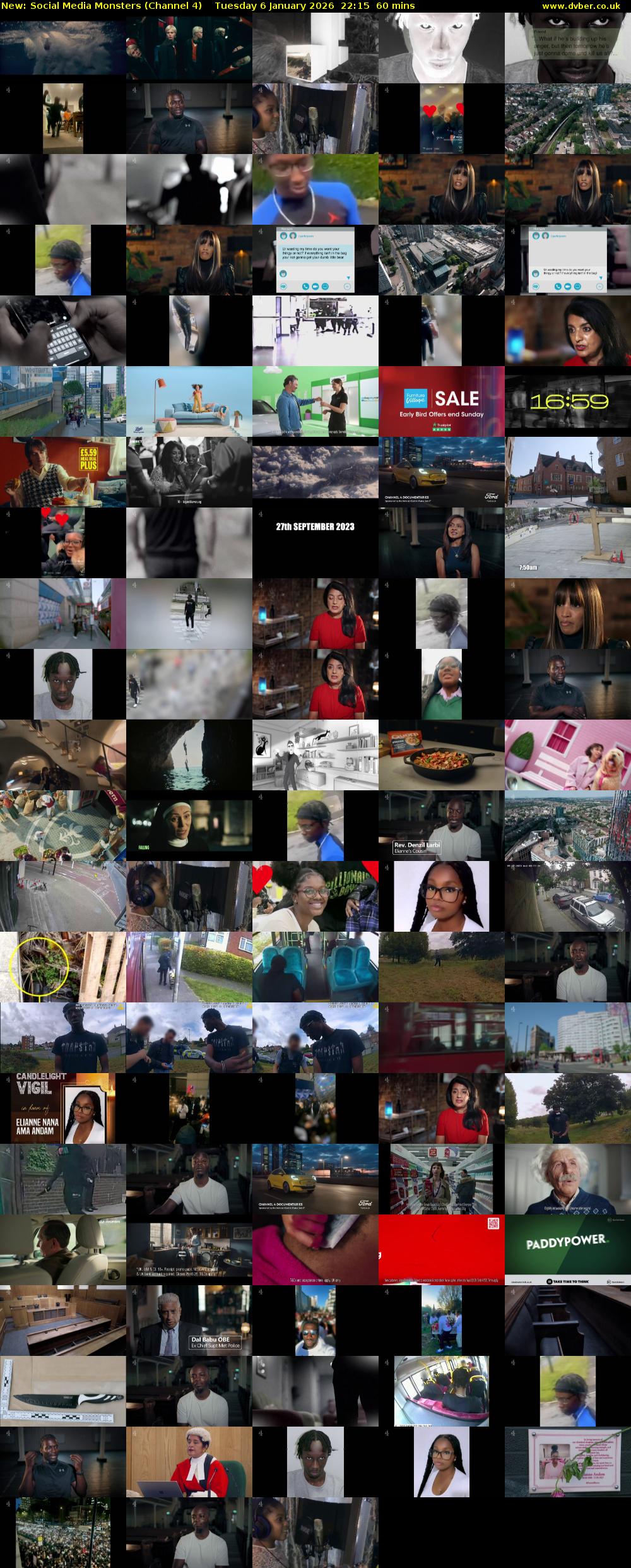 Social Media Monsters (Channel 4) Tuesday 6 January 2026 22:15 - 23:15