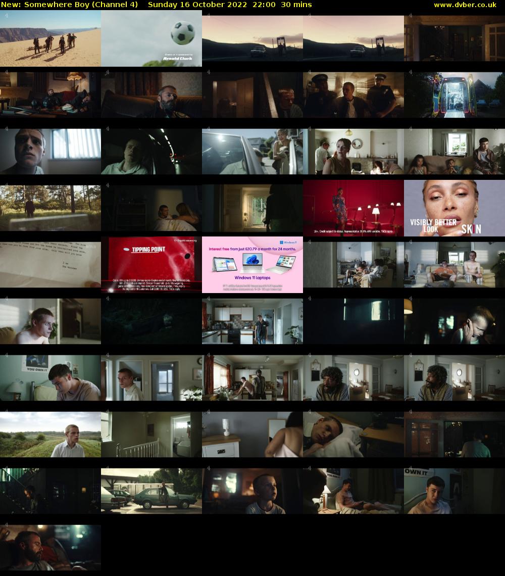 Somewhere Boy (Channel 4) Sunday 16 October 2022 22:00 - 22:30