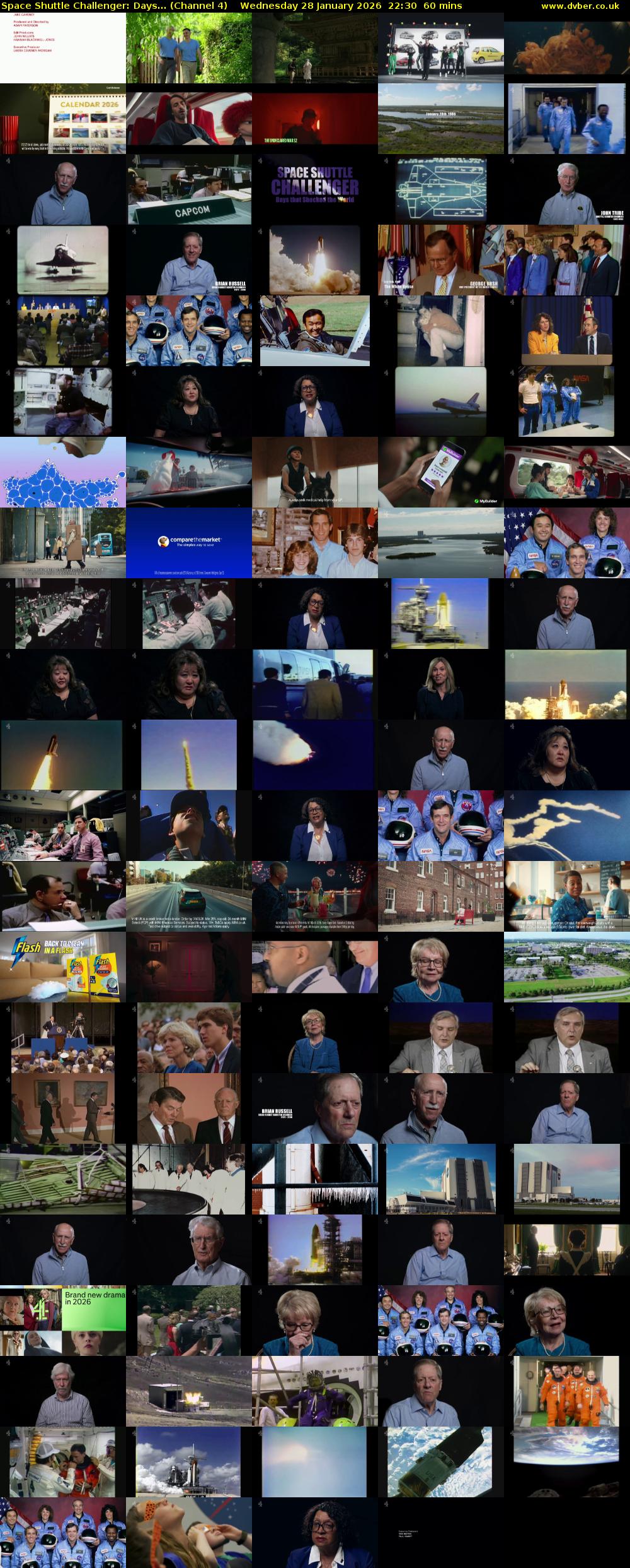 Space Shuttle Challenger: Days... (Channel 4) Wednesday 28 January 2026 22:30 - 23:30