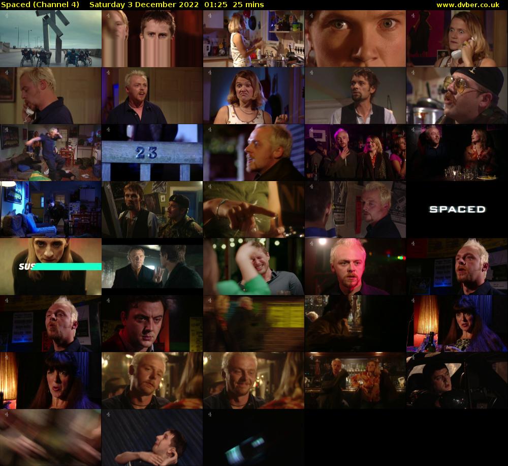 Spaced (Channel 4) Saturday 3 December 2022 01:25 - 01:50