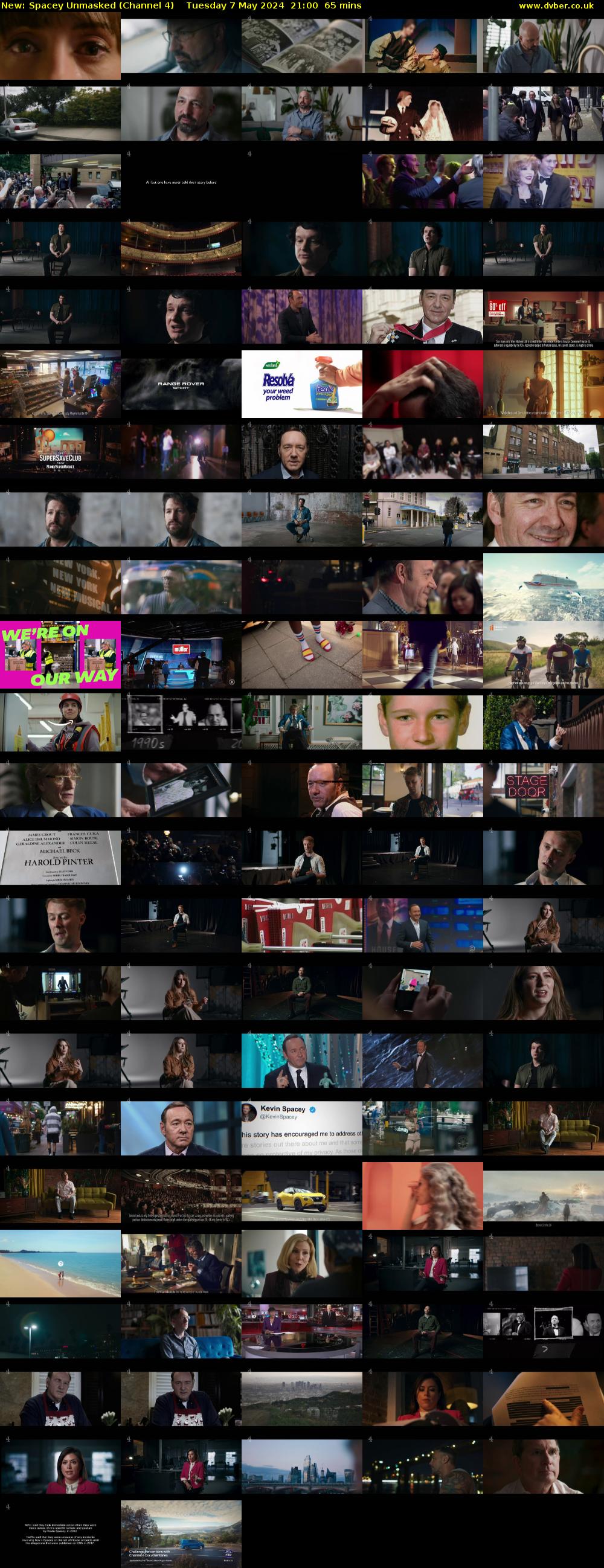 Spacey Unmasked (Channel 4) Tuesday 7 May 2024 21:00 - 22:05