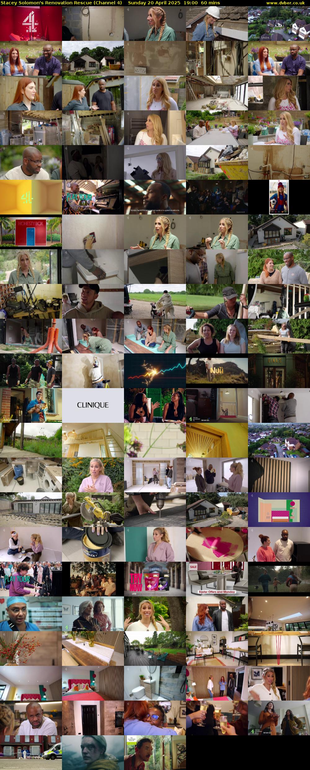 Stacey Solomon's Renovation Rescue (Channel 4) Sunday 20 April 2025 19:00 - 20:00