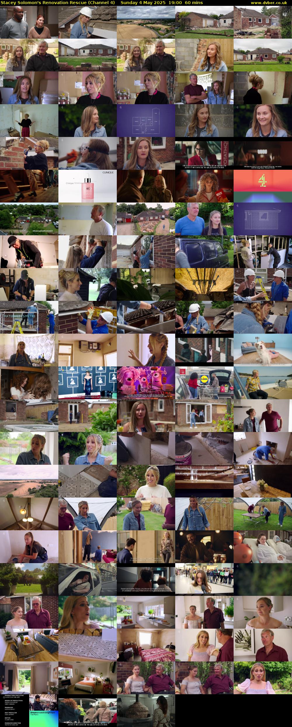 Stacey Solomon's Renovation Rescue (Channel 4) Sunday 4 May 2025 19:00 - 20:00