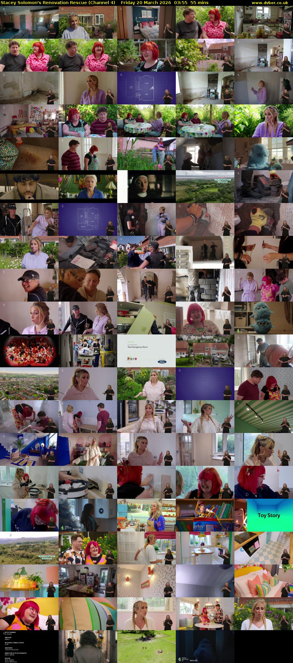 Stacey Solomon's Renovation Rescue (Channel 4) Friday 20 March 2026 03:55 - 04:50