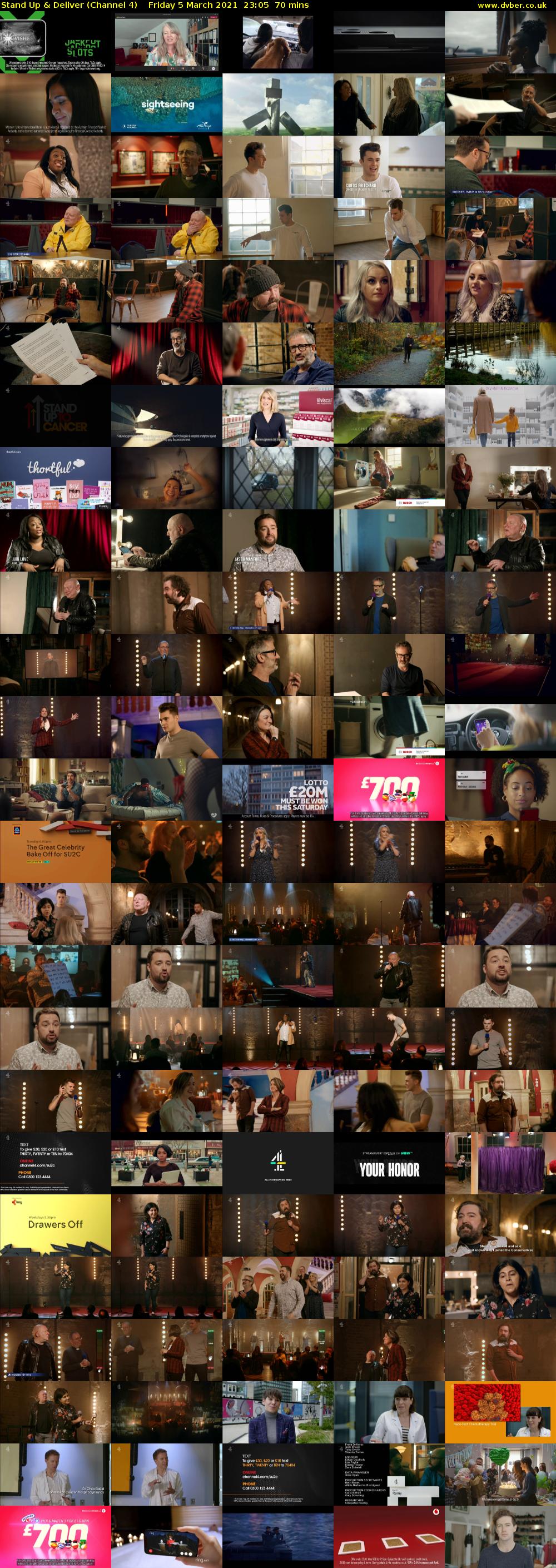 Stand Up & Deliver (Channel 4) Friday 5 March 2021 23:05 - 00:15