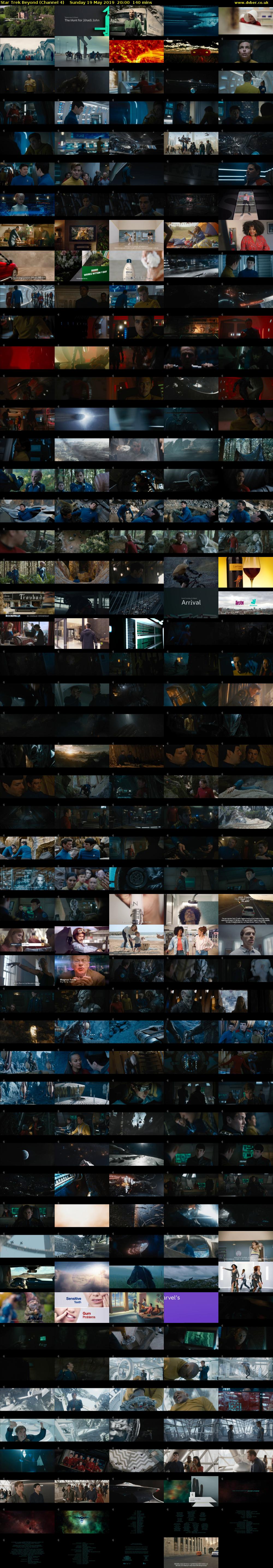 Star Trek Beyond (Channel 4) Sunday 19 May 2019 20:00 - 22:20