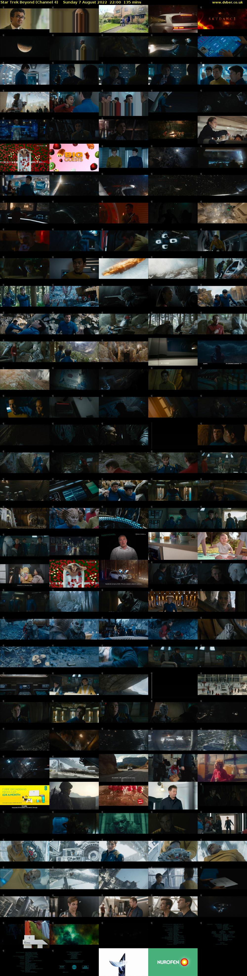Star Trek Beyond (Channel 4) Sunday 7 August 2022 22:00 - 00:15
