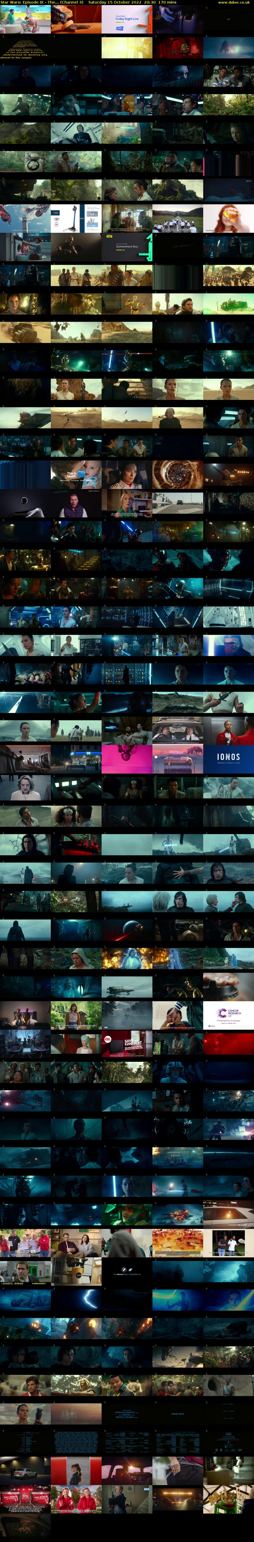 Star Wars: Episode IX - The... (Channel 4) Saturday 15 October 2022 20:30 - 23:20