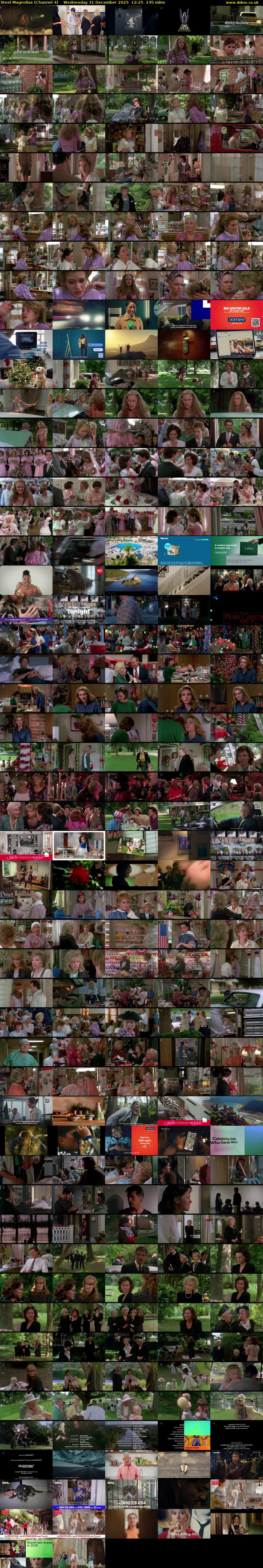 Steel Magnolias (Channel 4) Wednesday 31 December 2025 12:25 - 14:50