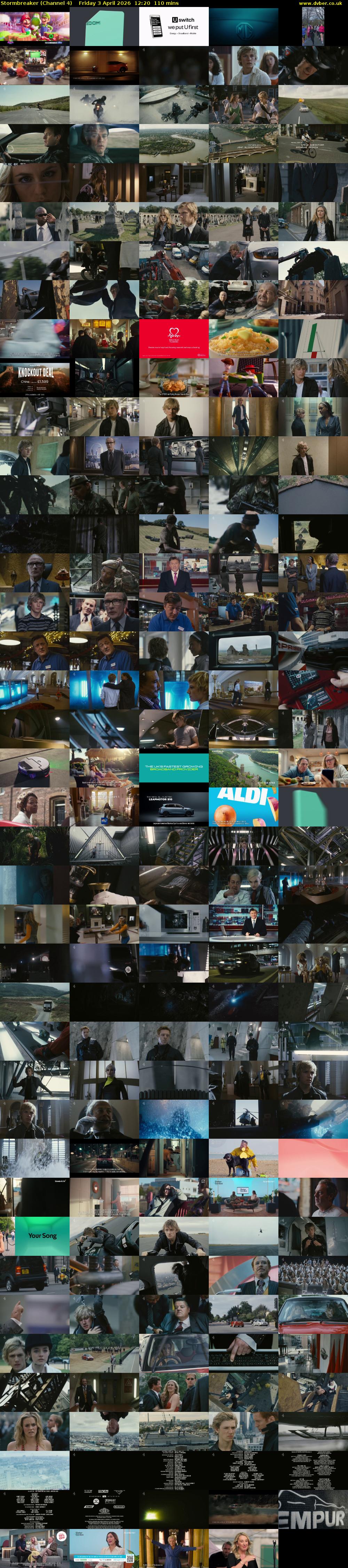 Stormbreaker (Channel 4) Friday 3 April 2026 12:20 - 14:10