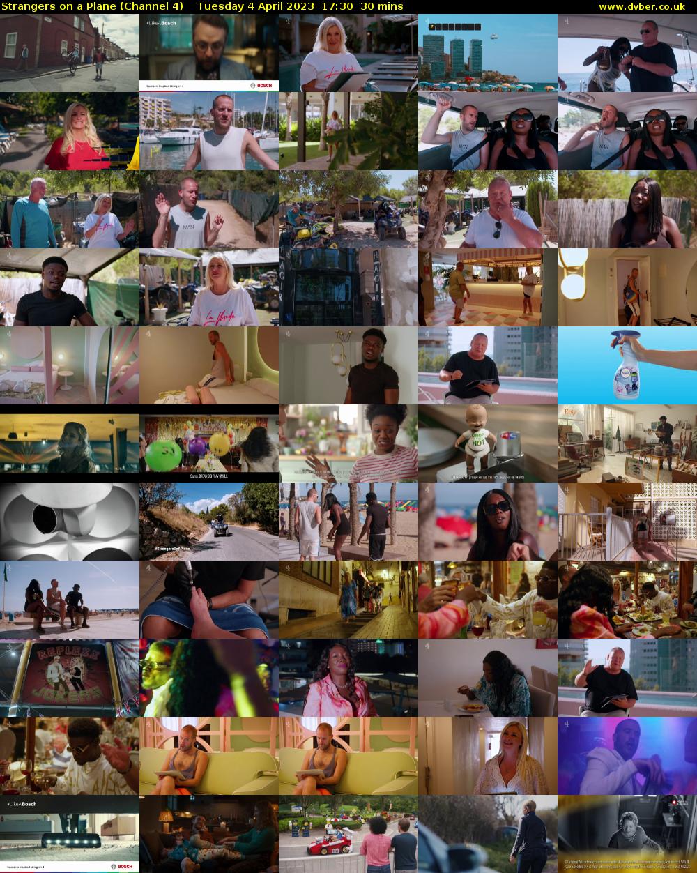 Strangers on a Plane (Channel 4) Tuesday 4 April 2023 17:30 - 18:00