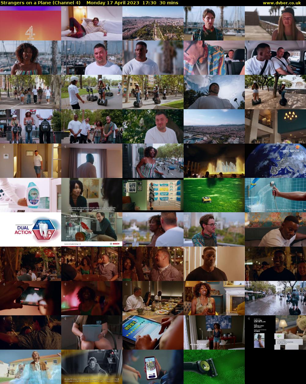 Strangers on a Plane (Channel 4) Monday 17 April 2023 17:30 - 18:00